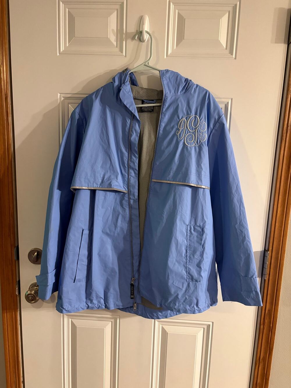 Charles River Rain Jacket Size XL (has monogram)